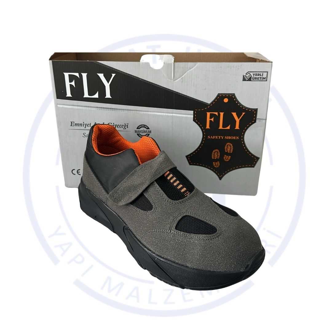 FLY ÇELİK BURUNLU YAZLIK İŞ AYAKKABISI (SÜET)-38 NUMARA 1